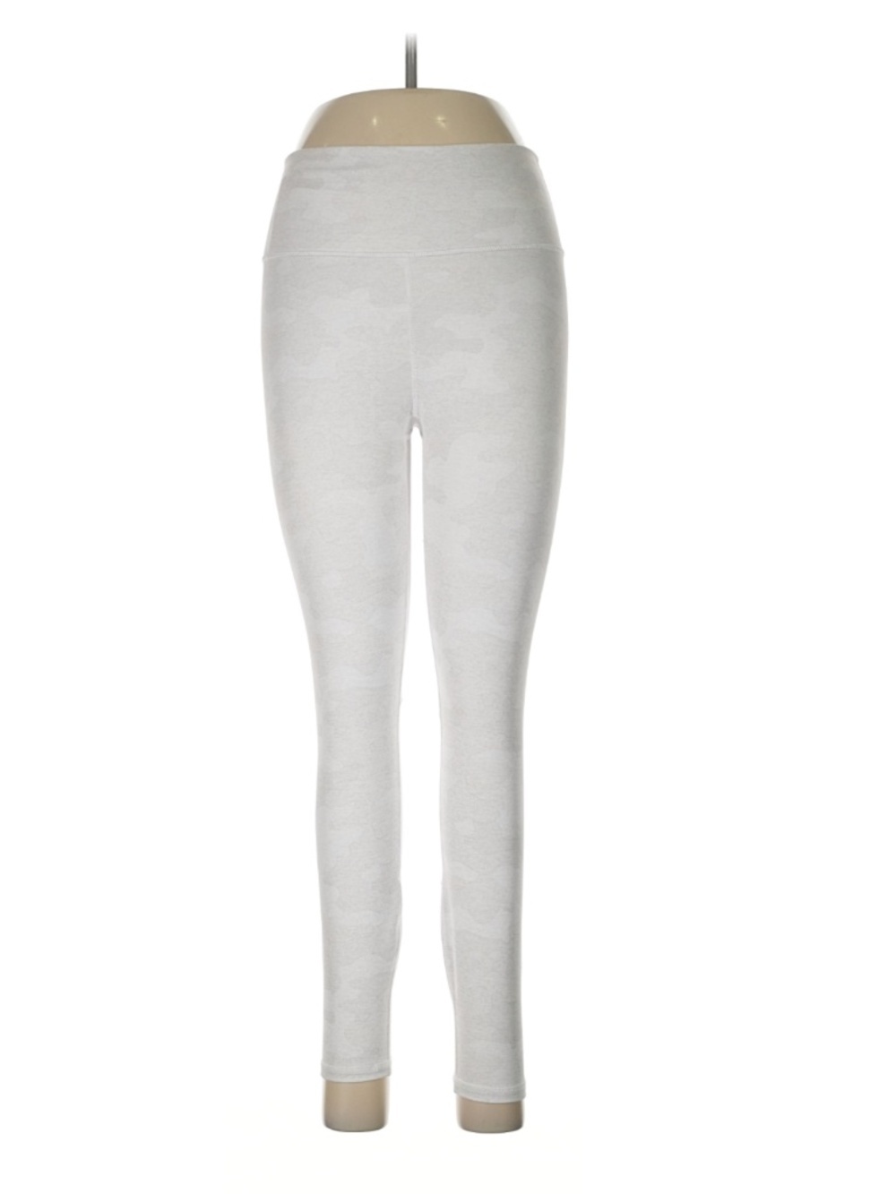 Women's Fabletics Powerhold White Camo High-Waisted Leggings Size Medium